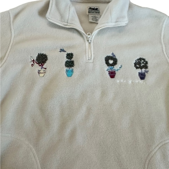 Vintage Northern Reflections Collared Fleece Sweater Size Large L - Picture 5 of 17